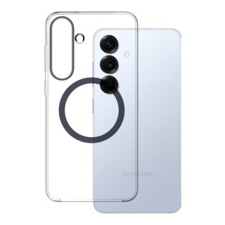 Etui silikonowe Samsung Clear Magnet Case z ringiem magnetycznym do Samsung Galaxy S25+ - przezroczyste