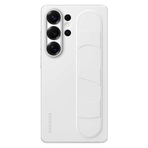 Etui silikonowe Samsung Standing Grip Case z uchwytem podstawką do Samsung Galaxy S25 Ultra - białe