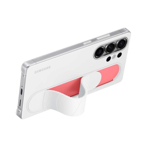 Etui silikonowe Samsung Standing Grip Case z uchwytem podstawką do Samsung Galaxy S25 Ultra - białe