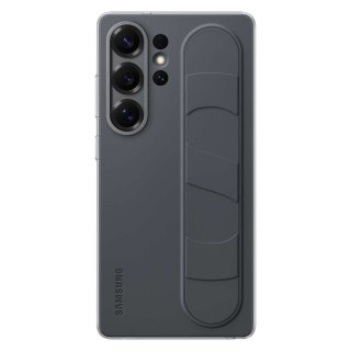 Etui silikonowe Samsung Standing Grip Case z uchwytem podstawką do Samsung Galaxy S25 Ultra - czarne