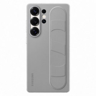 Etui silikonowe Samsung Standing Grip Case z uchwytem podstawką do Samsung Galaxy S25 Ultra - szare