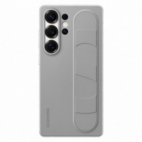 Etui silikonowe Samsung Standing Grip Case z uchwytem podstawką do Samsung Galaxy S25 Ultra - szare