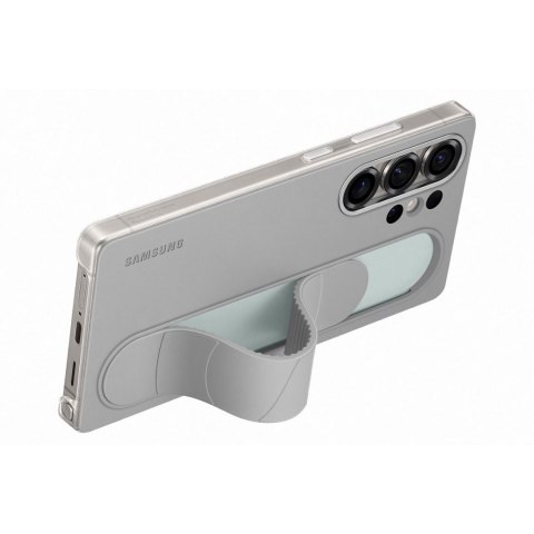Etui silikonowe Samsung Standing Grip Case z uchwytem podstawką do Samsung Galaxy S25 Ultra - szare