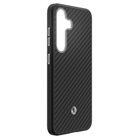 Etui silikonowe Spigen Enzo Aramid MagFit do Samsung Galaxy S25+ - czarne