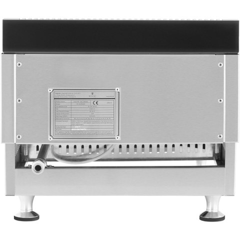 Grill gazowy gładki nastawny na gaz Propan-Butan 0,05 bar 35 x 40 cm 3000 W Grill gazowy gładki nastawny na gaz Propan-Butan 0,05 bar 35 x 40 cm 3000 W